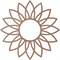 Ekena Millwork Daisy Wood Fretwork Pierced Ceiling Medallion, Wood (Paint Grade), 32"OD x 11 1/8"ID x 3/8"T CMWP32X32X0375DAMF - alternate 5